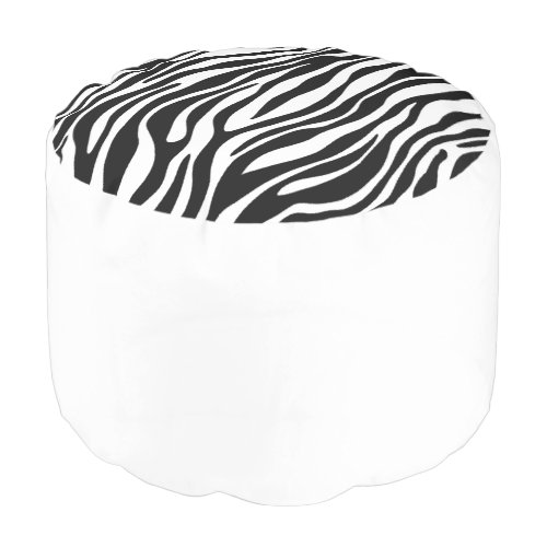 Zebra Print Ottoman