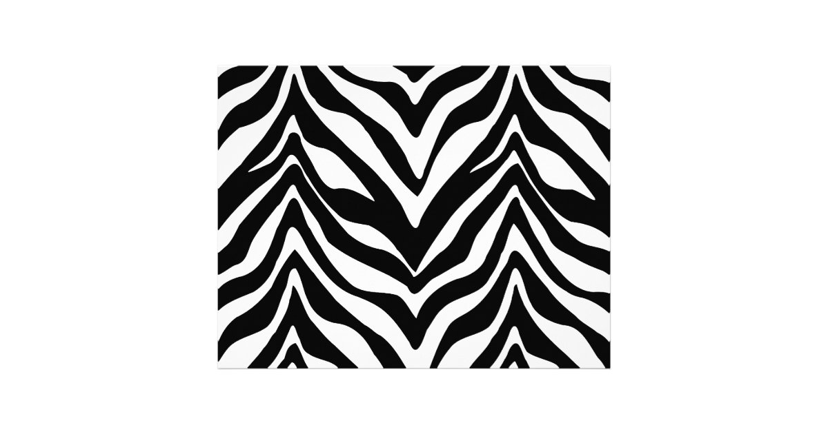 Zebra Print Party Paper Letterhead | Zazzle