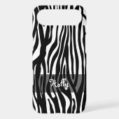 Zebra Print Pattern - Personalizable iPod Touch Case (Back)