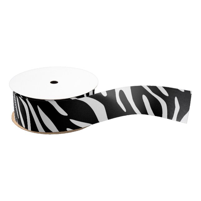 Zebra Print Pattern Ribbon (Spool)