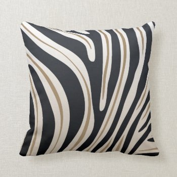 Zebra Print Pillow by PillowCloud at Zazzle