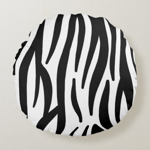 zebra print pillow