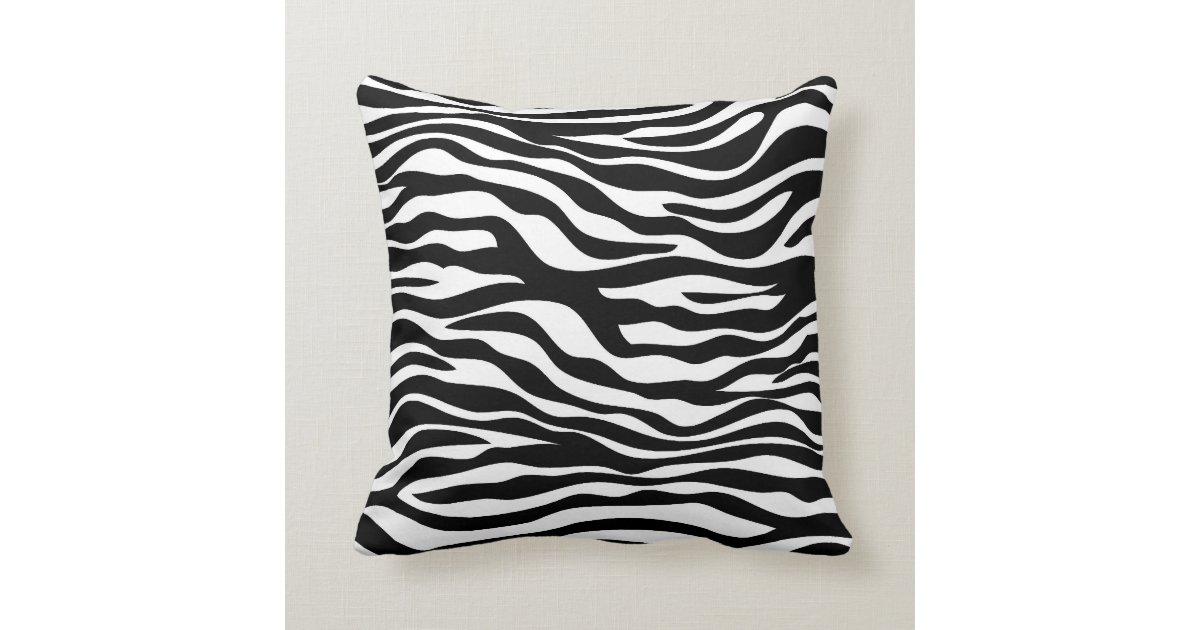 Zebra Print Pillow