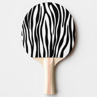Zebra Print Ping Pong Paddle