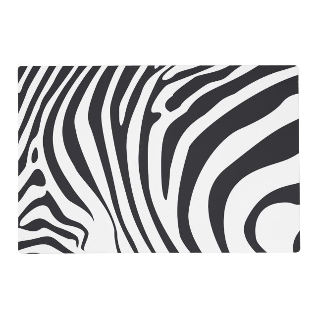 Zebra Print Placemat (Front)