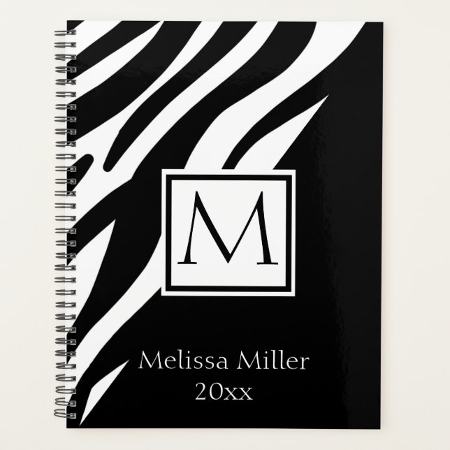 Zebra Print Planner (Front)
