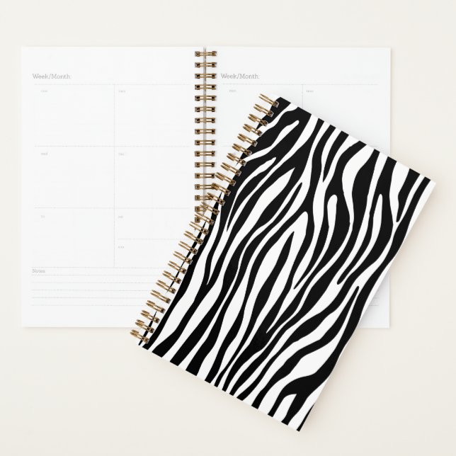 Zebra Print Planner (Display)