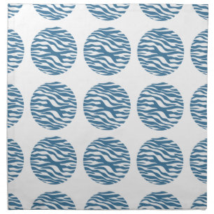 Zebra Print Polka Dots Napkins