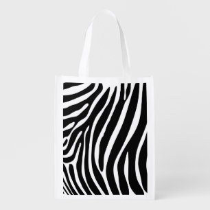 Zebra Print Reusable Bag