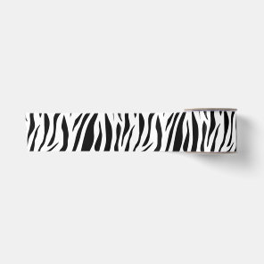 Zebra Print Satin Ribbon