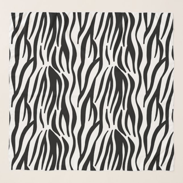 zebra print scarf (Front)