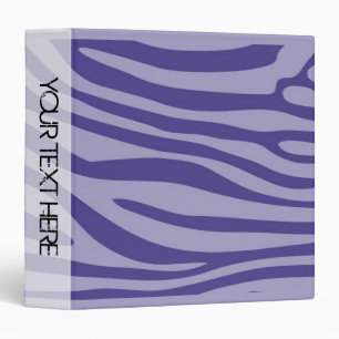 Zebra Print Skin Retro Stripe Pattern 6 3 Ring Binder