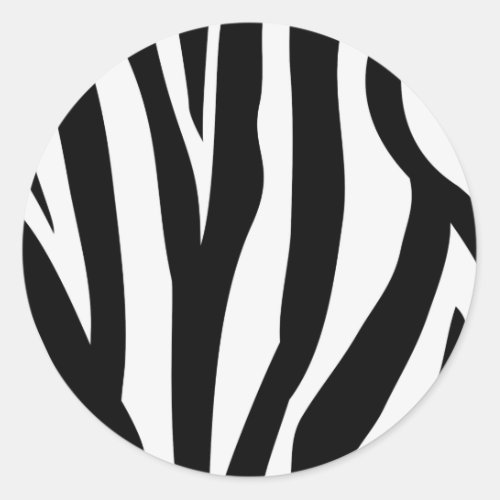 Zebra Print Stickers