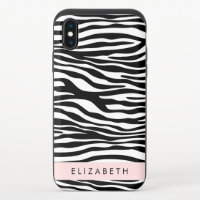 Zebra Print, Stripes, Black And White, Your Name