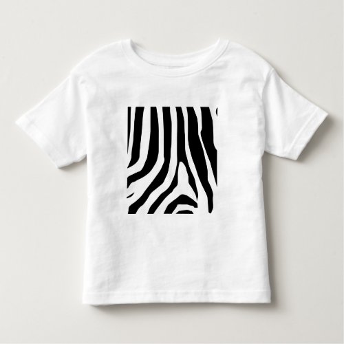 Zebra Print Stripes Pattern Toddler T_shirt