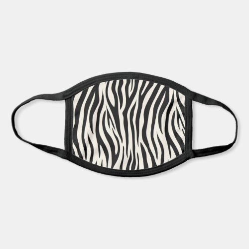 Zebra Print Stylish Modern Animal Safari Pattern Face Mask