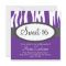 Zebra Print Sweet 16 Birthday Party Invitation