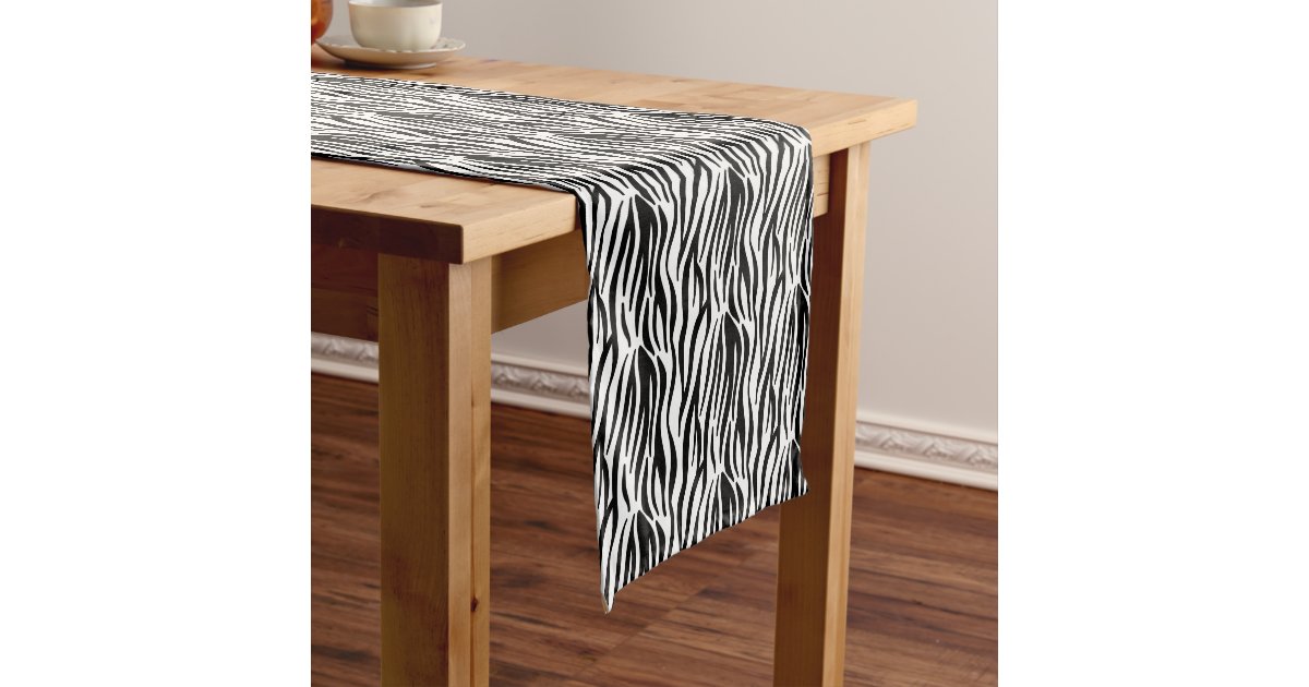 Zebra Print Table Runner Zazzle