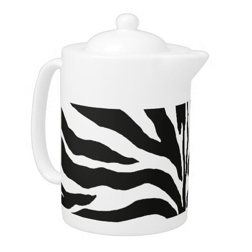 Zebra Print Teapot