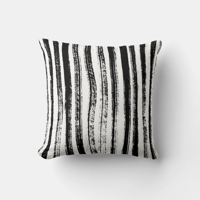 Zebra print throw pillow (Front)
