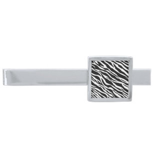 Zebra Print Tie Bar