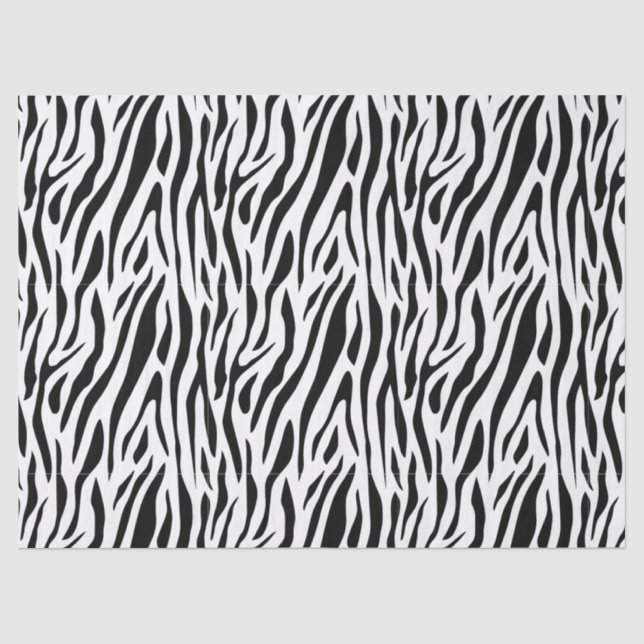 Zebra Print Tissue Paper (Front)