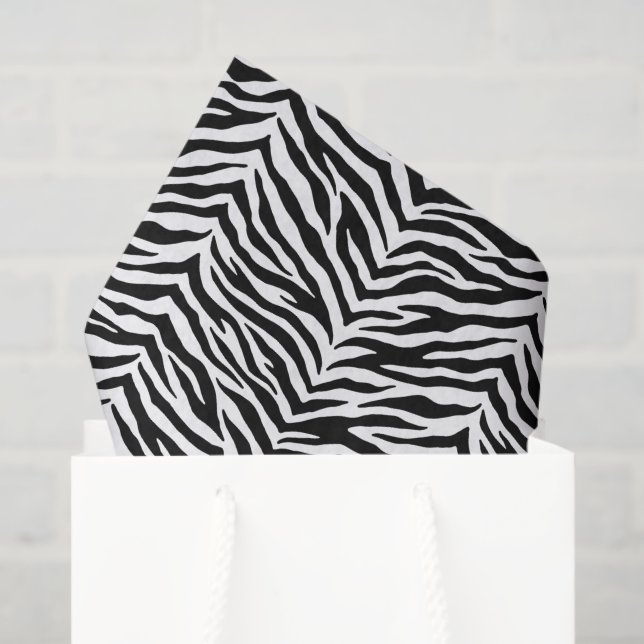Zebra Print Tissue Paper (Gift Bag)