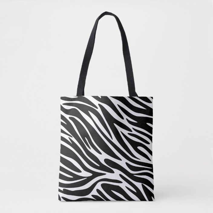 Zebra Print Tote Bag | Zazzle.com