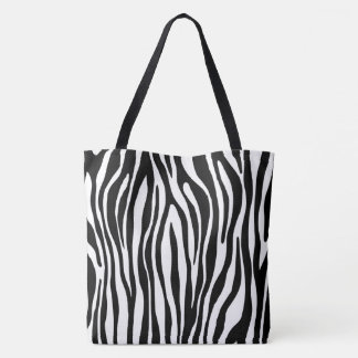 Zebra Print Tote Bag