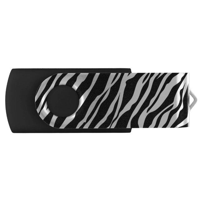 Zebra Print USB Flash Drive (Front)