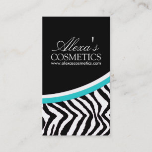 Zebra Print {Vertical} :: Business Card