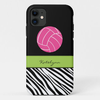Zebra Print Volleyball iPhone 5 Case