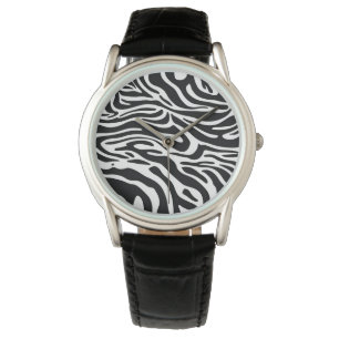 Zebra print watch