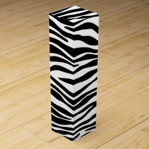 Zebra Print Wine Gift Box
