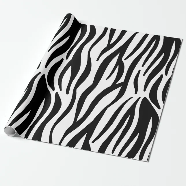 zebra print wrapping paper Zazzle