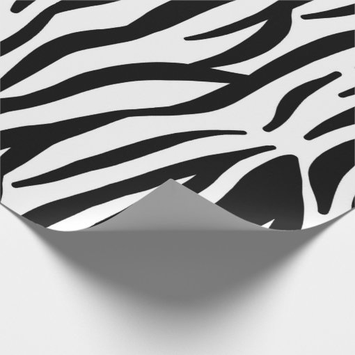 zebra print wrapping paper Zazzle