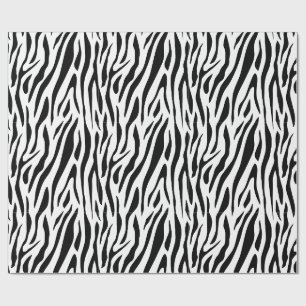 Zebra Print Wrapping Paper