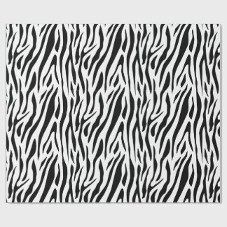 Zebra Print Wrapping Paper
