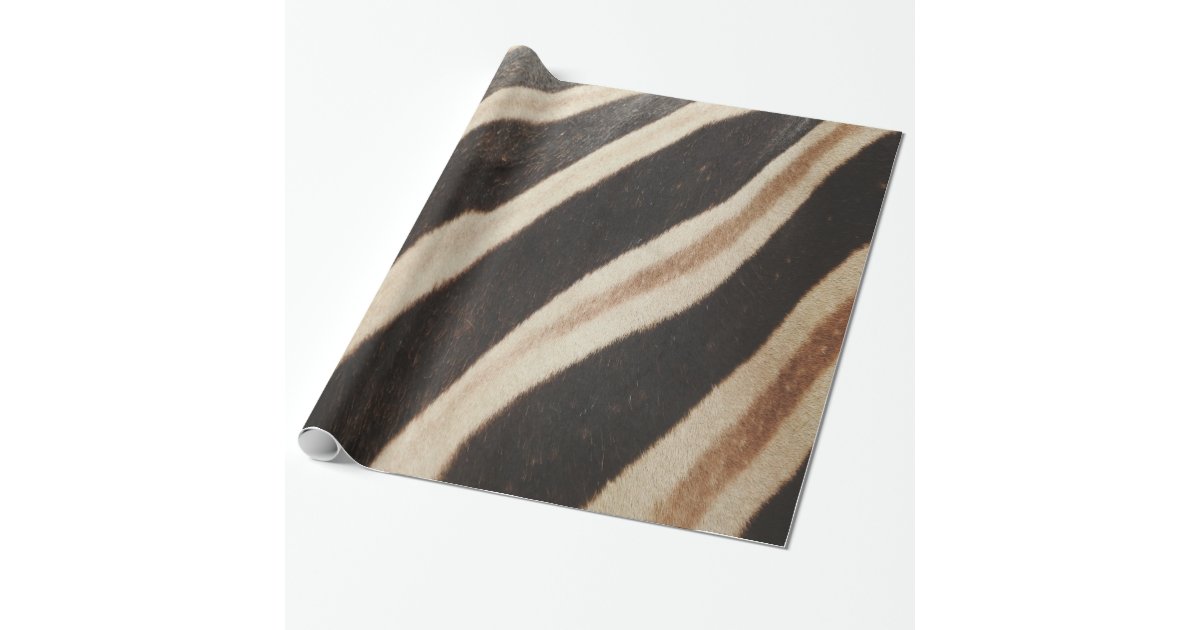 Zebra Print Wrapping Paper Zazzle
