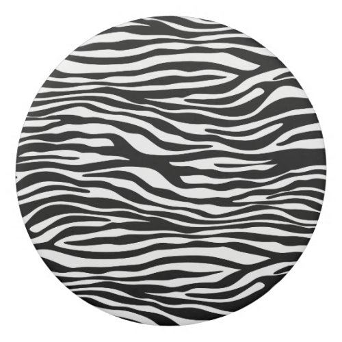 Zebra Print Zebra Stripes Black And White Eraser