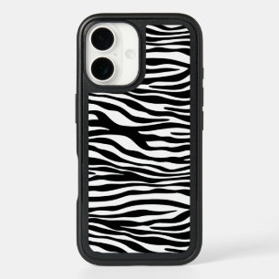 Zebra Print, Zebra Stripes, Black And White iPhone 16 Case