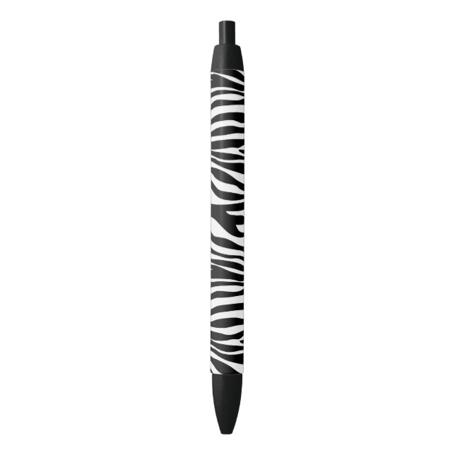 Zebra Print, Zebra Stripes, Black And White Pen (Front Vertical)