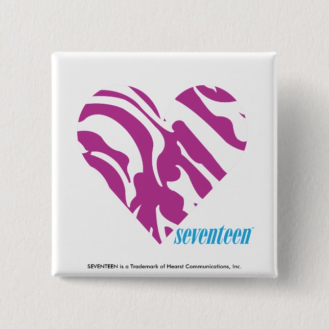 Zebra Purple 2 Button (Front)