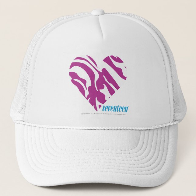 Zebra Purple 2 Trucker Hat (Front)