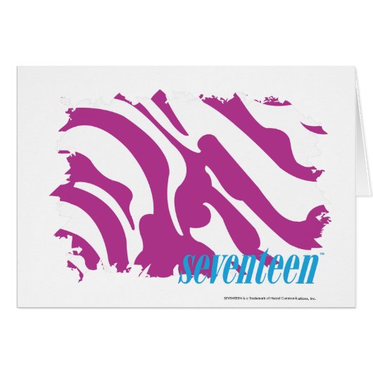 Zebra Purple 3 Cards (Front Horizontal)