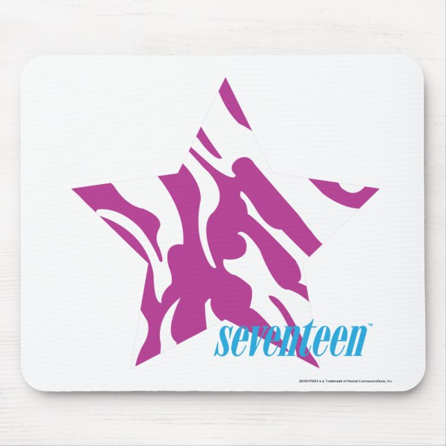 Zebra Purple 4 Mouse Pad (Front)