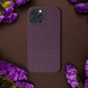 Zebra Purple Black Stripe Pattern iPhone 13 Pro Max Case