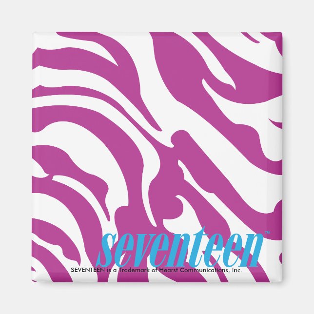 Zebra Purple Magnet (Front)