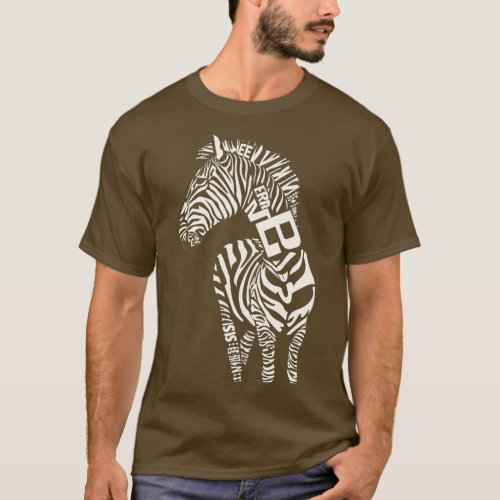 Zebra Quest A Journey of Stripes T_Shirt