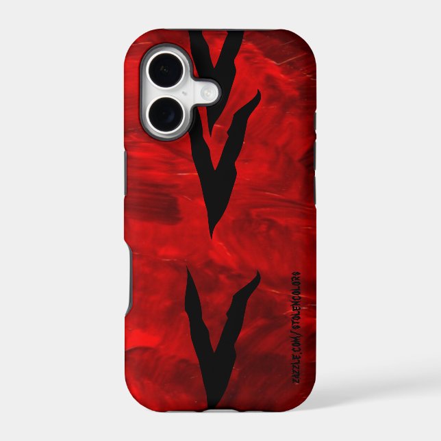 Zebra Red Iphone 5 Case (Back)
